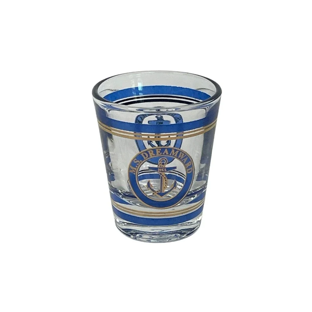 Shot Glass M/S Dreamward Cruise Ship Lines Norway‎ Norwegian NCL Vintage